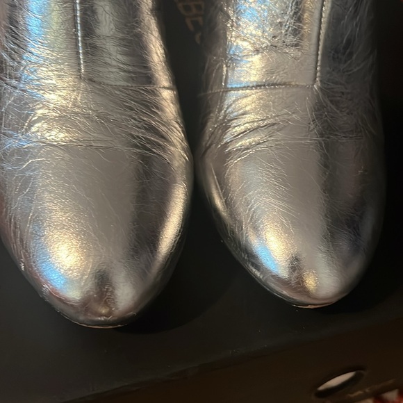 Rebecca Minkoff Silver Ankle Boots - Picture 5 of 8